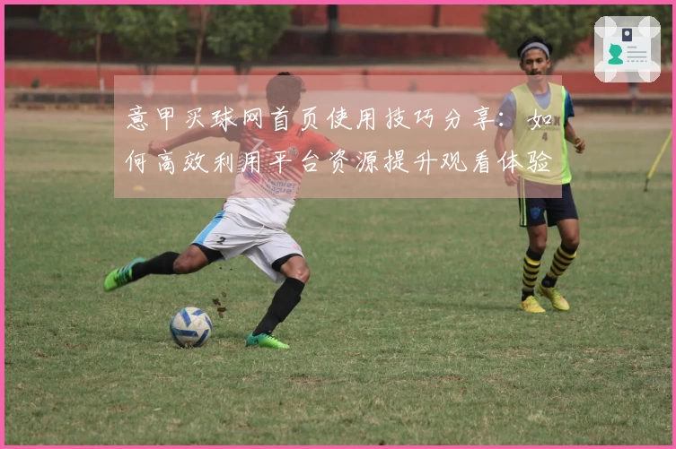 意甲买球网首页使用技巧分享：如何高效利用平台资源提升观看体验